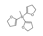 tris[2-(4,5-dihydrofuryl)]methylsilane Structure