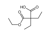 ethyl hydrogen diethylmalonate Structure