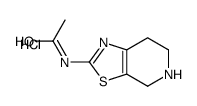 N-(4,5,6,7-四氢噻唑并[5,4-c]吡啶-2-基)乙酰胺结构式