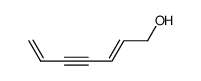 hepta-2E,6-dien-4-yn-1-ol结构式