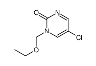 5-chloro-1-(ethoxymethyl)pyrimidin-2-one结构式