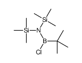 2-[[bis(trimethylsilyl)amino]-chloroboranyl]-2-methylpropane Structure