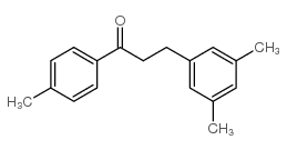 3-(3,5-DIMETHYLPHENYL)-4'-METHYLPROPIOPHENONE structure