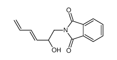 2-(2-hydroxyhexa-3,5-dienyl)isoindole-1,3-dione Structure