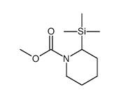 methyl 2-trimethylsilylpiperidine-1-carboxylate Structure