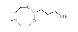 4H-1,3,6,2-Dioxazaborocine,2-butyltetrahydro- structure