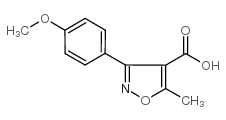 3-(4-METHOXYPHENYL)-5-METHYL-4-ISOXAZOLECARBOXYLIC ACID picture