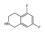 Isoquinoline, 5,7-difluoro-1,2,3,4-tetrahydro Structure