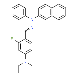 4-(diethylamino)-2-fluorobenzaldehyde 2-naphthylphenylhydrazone picture