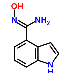 N'-hydroxy-1H-indole-4-carboximidamide结构式