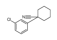 Cyclohexanecarbonitrile, 1-(3-chlorophenyl)结构式