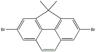 2,6-dibromo-4,4-dimethyl-4H-cyclopenta[def]phenanthrene Structure