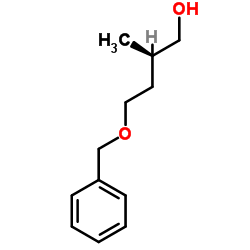 (2R)-4-(Benzyloxy)-2-methyl-1-butanol Structure