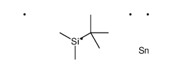 tert-butyl(dimethyl)silicon,trimethyltin Structure