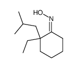 2-ethyl-2-isobutyl-cyclohexanone oxime结构式