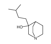 3-isopentyl-quinuclidin-3-ol结构式
