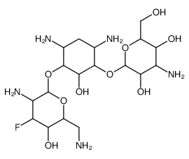 3'-deoxy-3'-fluorokanamycin B结构式