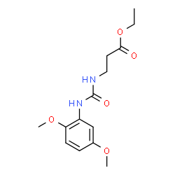 ETHYL 3-((N-(2,5-DIMETHOXYPHENYL)CARBAMOYL)AMINO)PROPANOATE picture