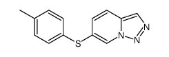 6-(4-methylphenyl)sulfanyltriazolo[1,5-a]pyridine Structure