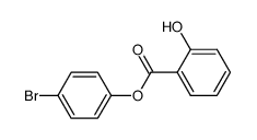 BENZOIC ACID, 2-HYDROXY-, 4-BROMOPHENYL ESTER结构式