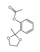 2-(2-acetoxyphenyl)-2-methyl-1,3-dioxolane Structure