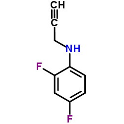 2,4-Difluoro-N-(2-propyn-1-yl)aniline structure