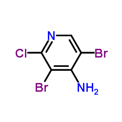 4-Pyridinamine,3,5-dibromo-2-chloro Structure