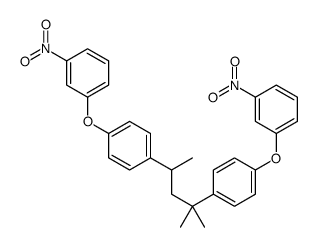 1-[4-[4-methyl-4-[4-(3-nitrophenoxy)phenyl]pentan-2-yl]phenoxy]-3-nitrobenzene Structure