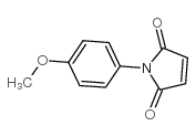 1H-Pyrrole-2,5-dione,1-(4-methoxyphenyl)- Structure