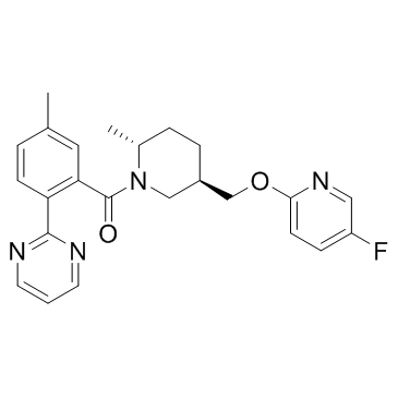 Filorexant Structure