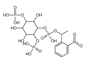 inositol 1,4,5-trisphosphate 1-(2-nitrophenyl)ethyl ester结构式