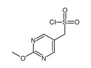 (2-methoxypyrimidin-5-yl)methanesulfonyl chloride结构式