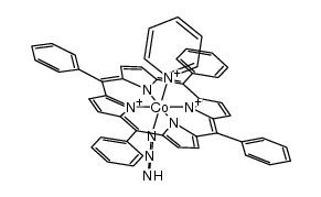 N3Co(III)(tetraphenylporphyrin)(pyridine) Structure