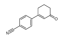 4-(3-oxocyclohexen-1-yl)benzonitrile Structure