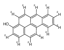 3-Hydroxy Benzopyrene-d11 Structure