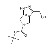 tert-Butyl 3-(hydroxymethyl)-4,6-dihydropyrrolo[3,4-c]pyrazole-5(1H)-carboxylate structure