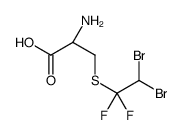 S-(2,2-Dibromo-1,1-difluoroethyl)-L-cysteine Structure