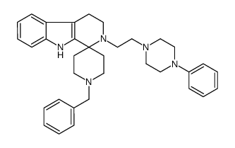 2-(2-(1-phenyl-4-piperazynyl)ethyl)-1,2,3,4-tetrahydro-beta-carboline-1-spiro-4'-N'-benzylpiperidine picture