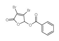 2(5H)-Furanone,5-(benzoyloxy)-3,4-dibromo- picture