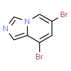 6,8-Dibromoimidazo[1,5-a]pyridine结构式