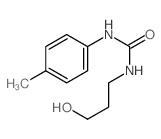 Urea,N-(3-hydroxypropyl)-N'-(4-methylphenyl)-结构式