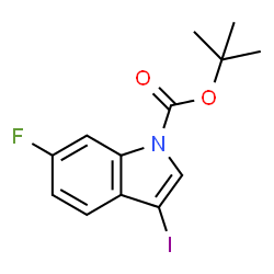 tert-butyl 6-fluoro-3-iodo-1H-indole-1-carboxylate picture