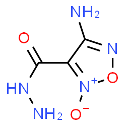 1,2,5-Oxadiazole-3-carboxylicacid,4-amino-,hydrazide,2-oxide(9CI) structure