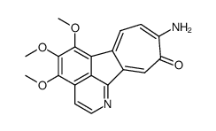 3-aza-9,10,11-trimethoxy-5-oxo-6-amino-5H-cycloheptatrieno(a)acenaphthylene Structure