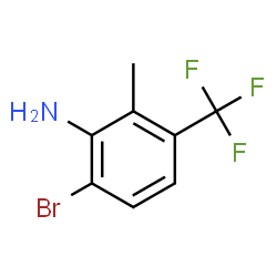 Benzenamine, 6-bromo-2-methyl-3-(trifluoromethyl)- picture