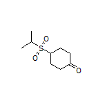 4-(异丙基磺酰基)环己酮结构式