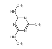 N,N,6-trimethyl-1,3,5-triazine-2,4-diamine结构式