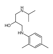 1-(2,4-Dimethylanilino)-3-(isopropylamino)-2-propanol Structure