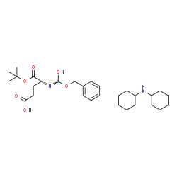 Z-D-Glu-OtBu.DCHA结构式