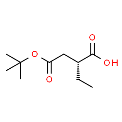 (R)- 4-(叔丁氧基)-2-乙基-4-氧代丁酸结构式